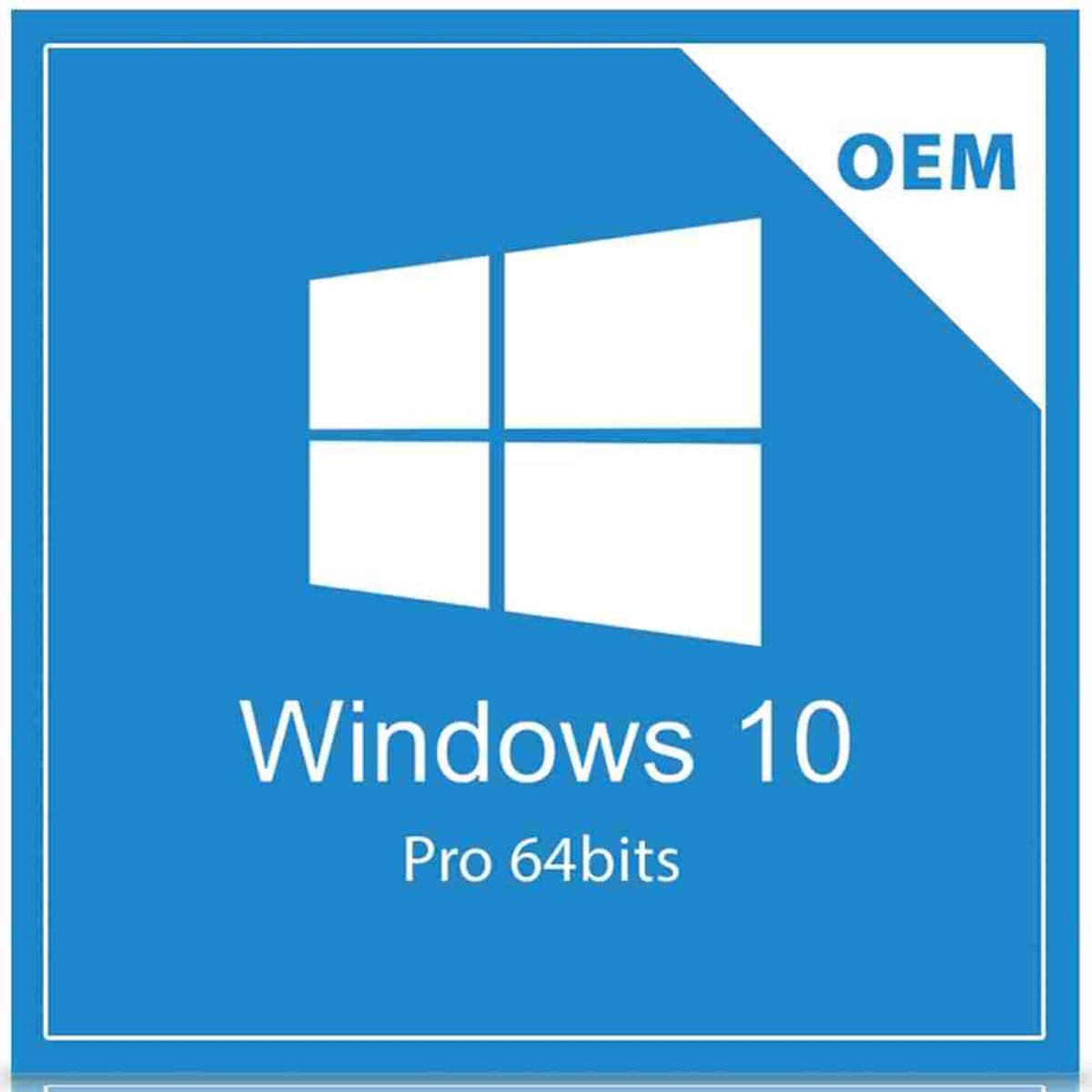 Windows 10 Professional 64 bits COEM FQC-08932 - Mídia Física