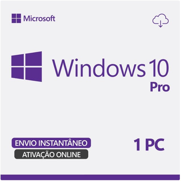 WINDOWS 10 PRO – 32 / 64 BITS – ESD – SISTEMA OPERACIONAL MICROSOFT