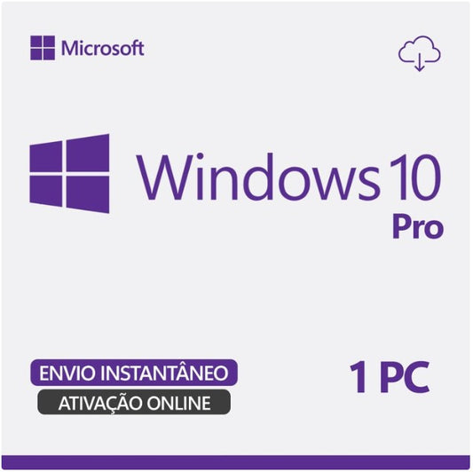 WINDOWS 10 PRO – 32 / 64 BITS – ESD – SISTEMA OPERACIONAL MICROSOFT